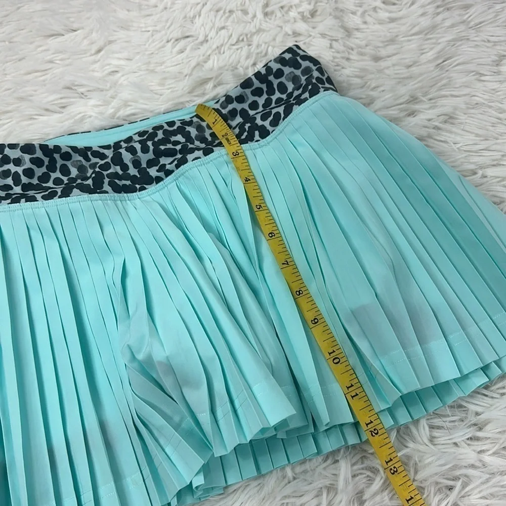 Lululemon Pleat To Street Skirt II Tranquil Blue / Ace Spot Tranquil Blue Black